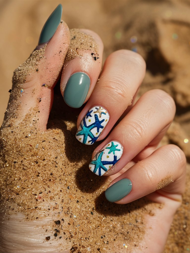 beach nails 2