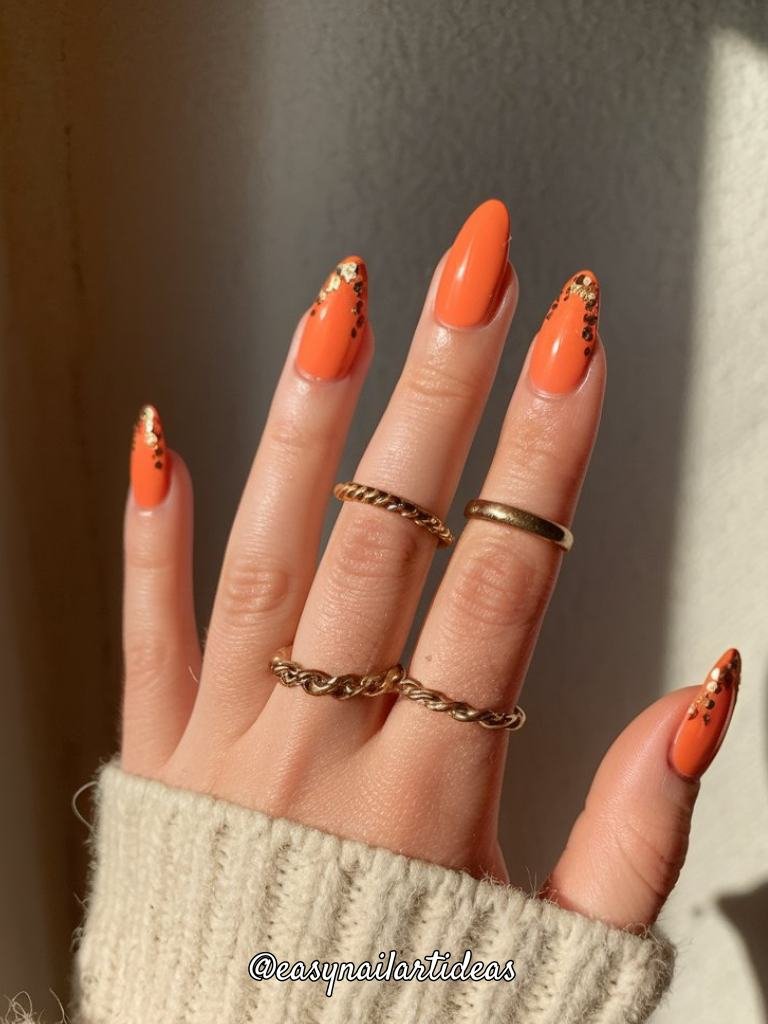 Pumpkin nails