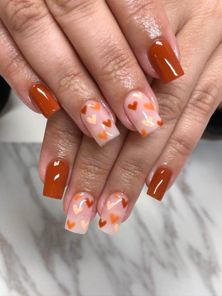 Pumpkin nails