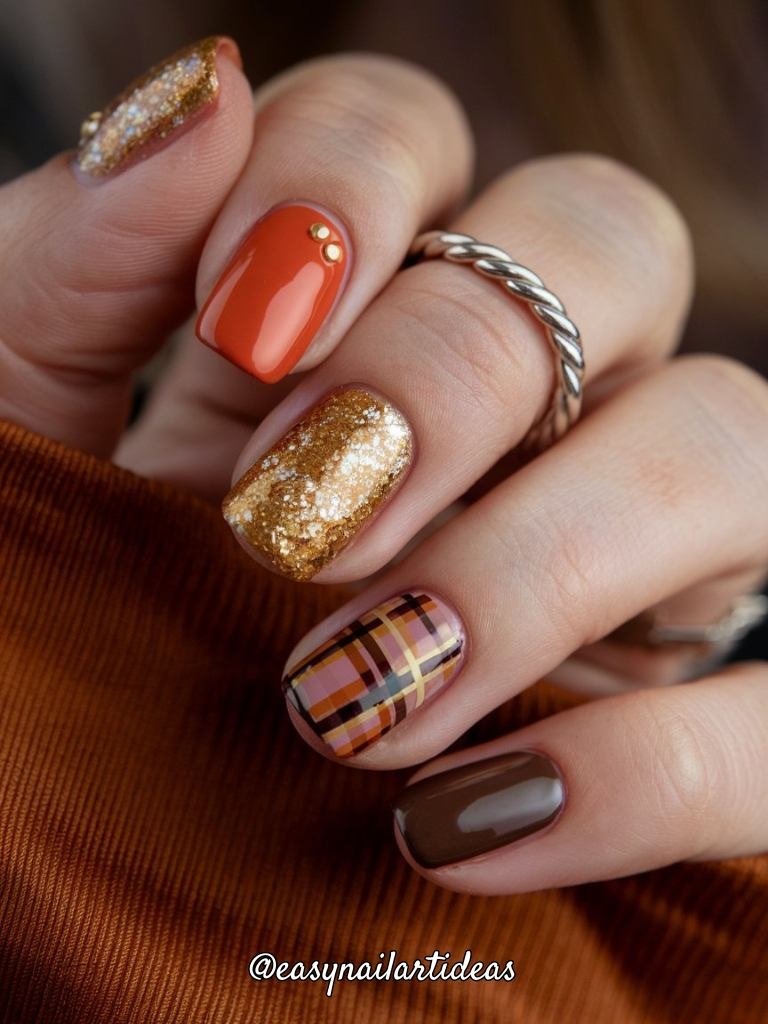 Pumpkin nails