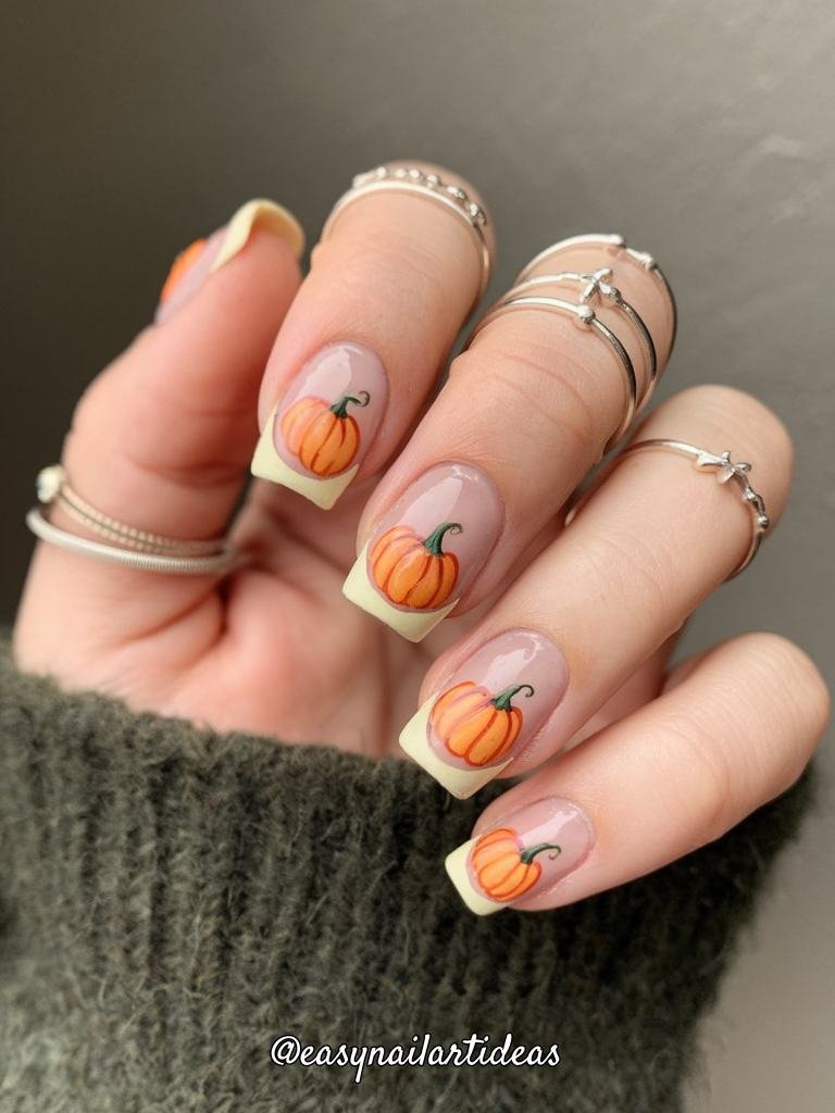 Pumpkin nails