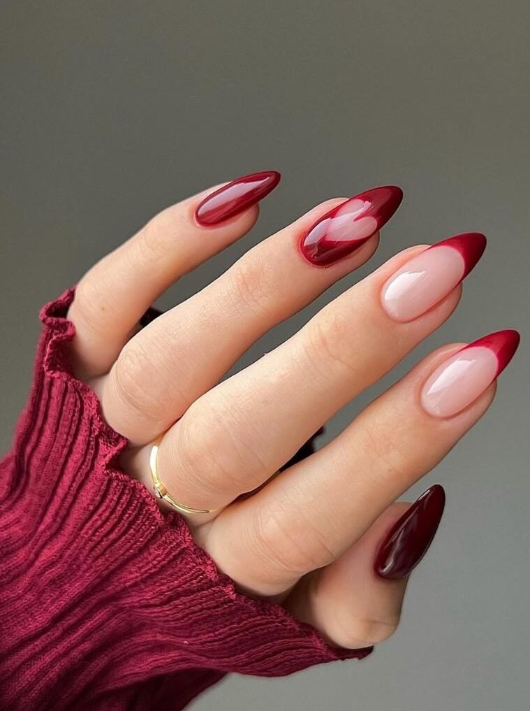 fall almond nails