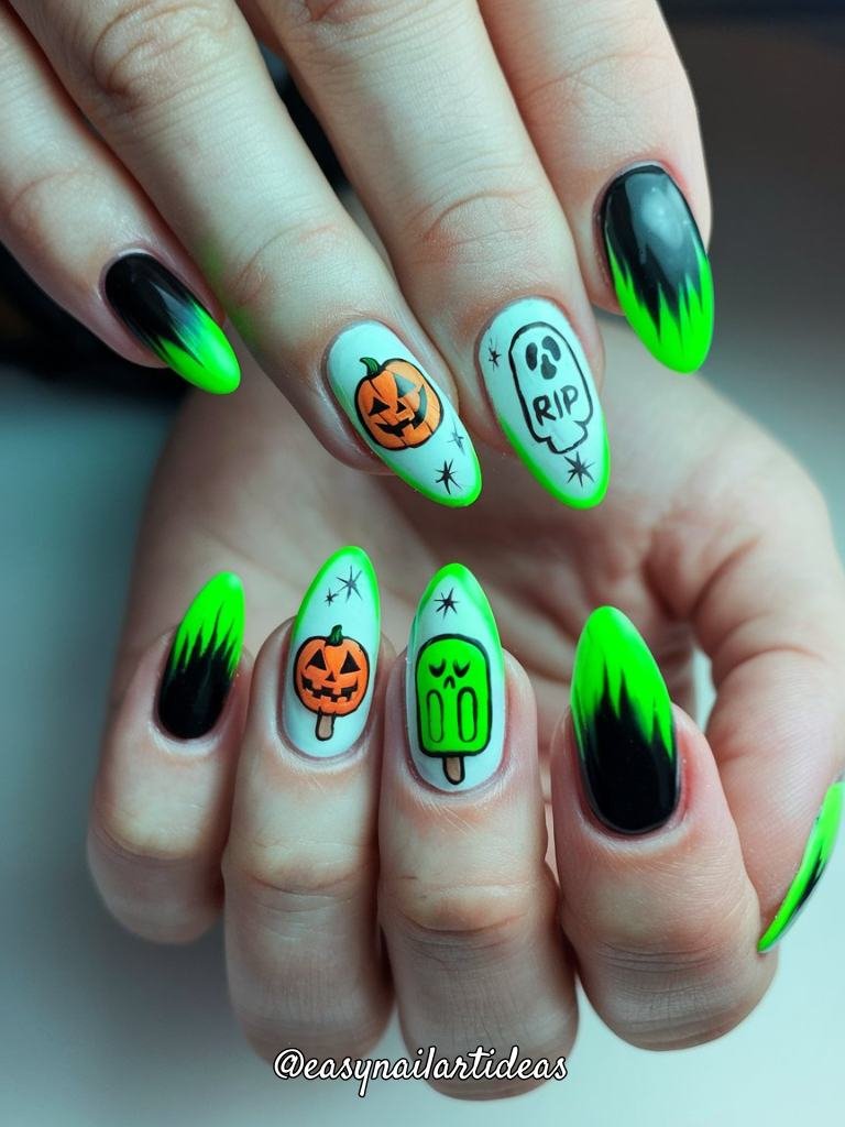 halloween nails