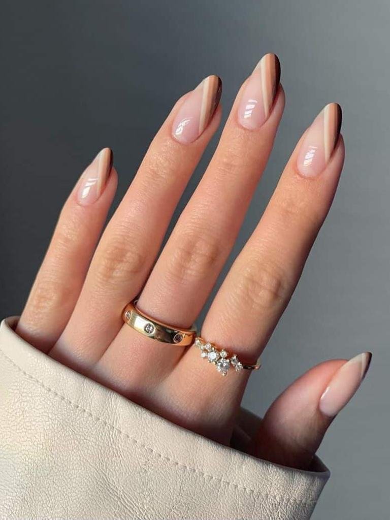 beige nails